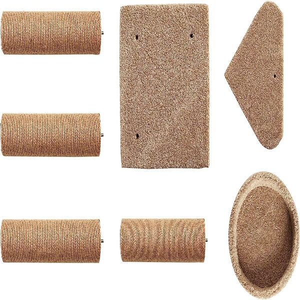 Medium cat tree with stable square base designed for climbing scratching and resting in indoor living spaces