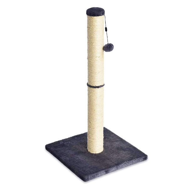 Konica Basics cat tree furniture with jute scratching post sturdy base and hanging toy for indoor cats