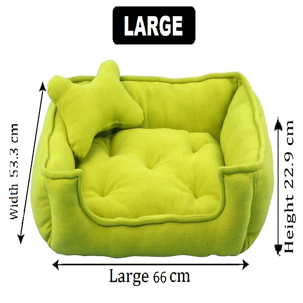 Reversible dog bed featuring plush fleece sleeping area suitable for dogs cats rabbits and other household pets