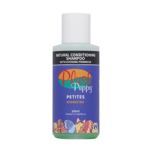 Plush Puppy Dog Shampoo for Long Dry Coat Softening and Conditioning Shampoo for All Breeds (100ml x 3 Pack)