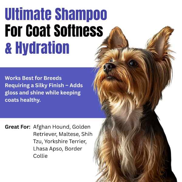 Plush Puppy Dog Shampoo for Long Dry Coat Softening and Conditioning Shampoo for All Breeds (100ml x 3 Pack) - Image 3