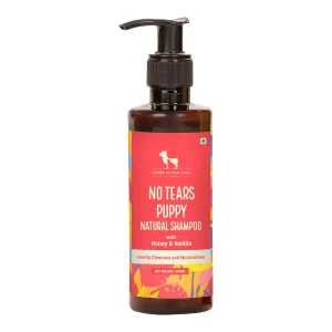 HUFT Natural Shampoo for Puppies & Kittens with Vanilla & Honey for Sensitive Skin (200ml x 2 Pack)