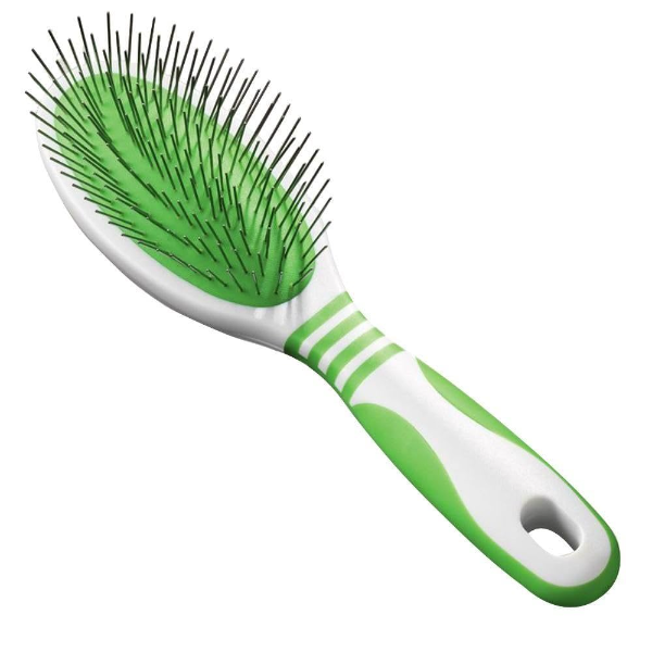 Andis Medium Pin Brush for Dogs and Cats Professional Grooming Brush for Coat Care and Detangling - Image 2