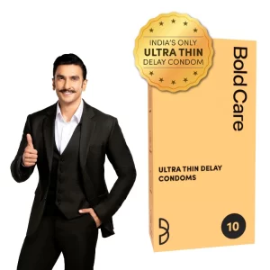Ultra thin condoms by Bold Care with 60-micron latex and a lubricated straight-wall fit design