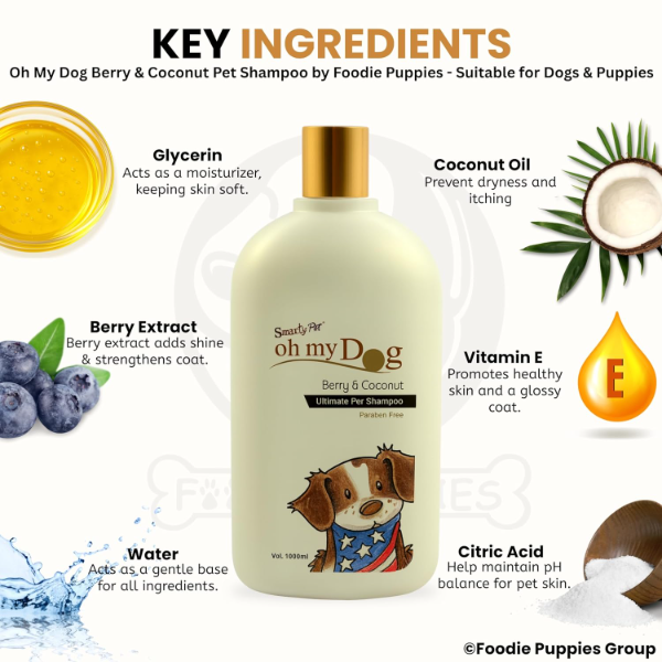 Paraben free cruelty free dog shampoo for puppies
