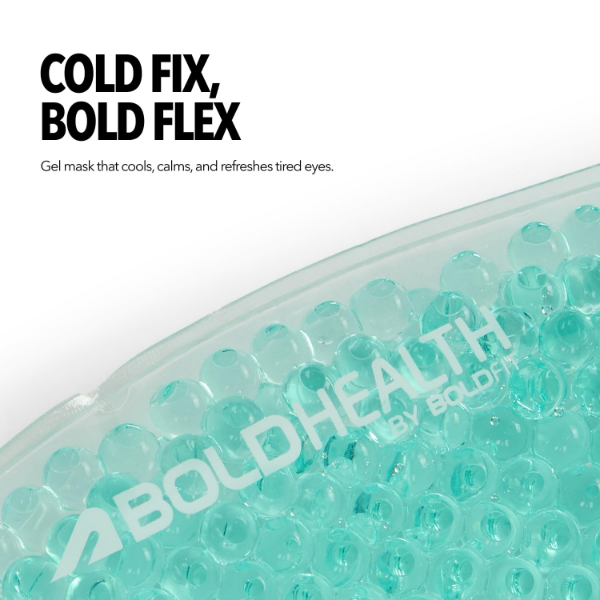 Cooling Eye Gel Mask designed for reusable chilled eye care with flexible gel bead construction for comfort