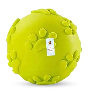 Foodie Puppies Squeaky Dog Ball large latex rubber claw design chew toy for medium and large dogs