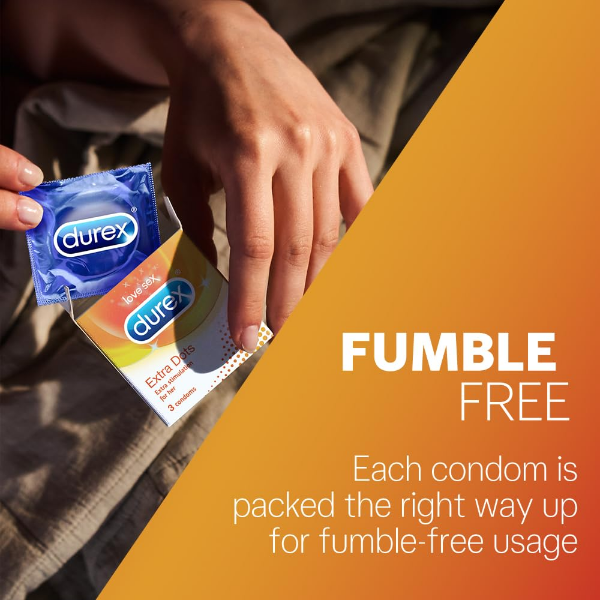 Durex multi-pack condoms including Extra Thin design for high sensitivity and intimate contact