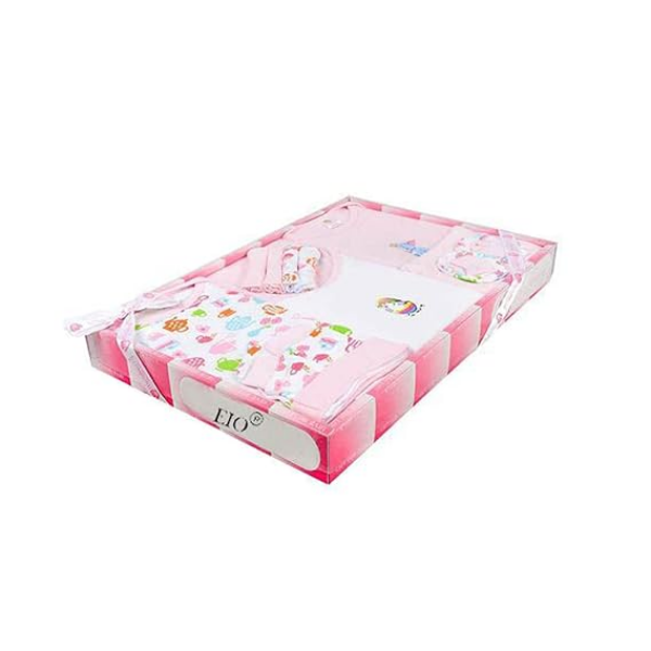 EIO baby clothing gift set with 13 cotton pieces for newborn take-home clothing and gifting