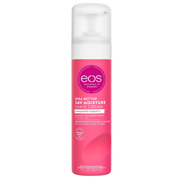 EOS Ultra Moisturising Shave Cream hydrating shave cream with Pomegranate Raspberry for smooth shaving