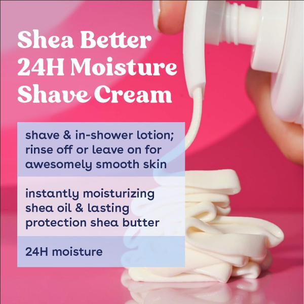 EOS Ultra Moisturising Shave Cream hydrating shave cream bottle with 24 hour hydration formula