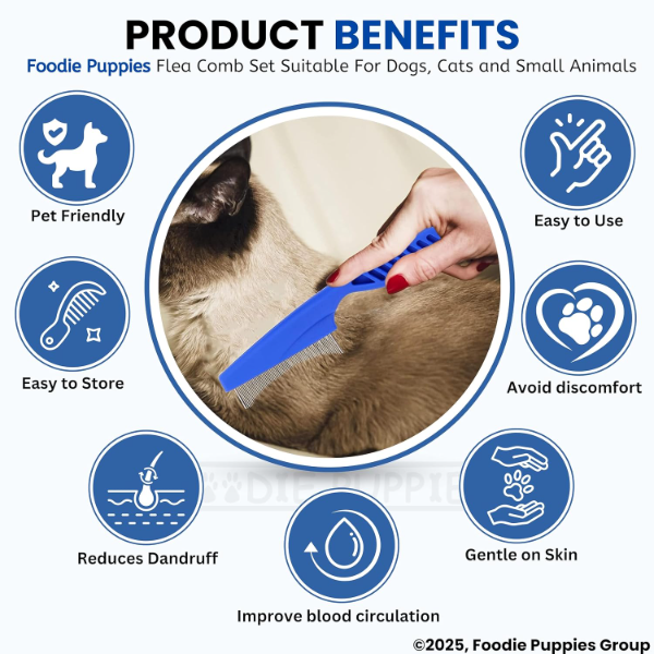 Long tooth stainless steel pet grooming comb for undercoat