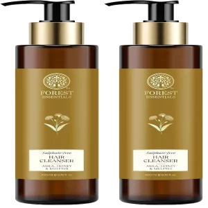 Forest Essentials Ayurvedic Shampoo Amla Honey & Mulethi sulphate free shampoo for dry hair cleansing care