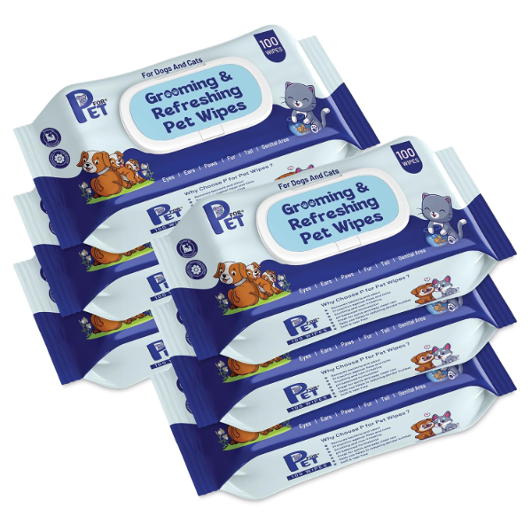 Pet grooming wipes 1200 count for dogs cats and all pets