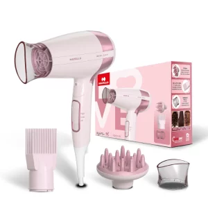 Havells Styling Hair Dryer with detachable styling attachments for everyday drying and versatile hair styling