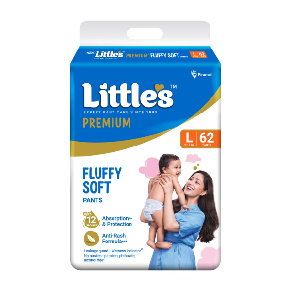 Little's Baby Diapers Large pants for babies 9-14 kg with up to 12 hours absorption protection