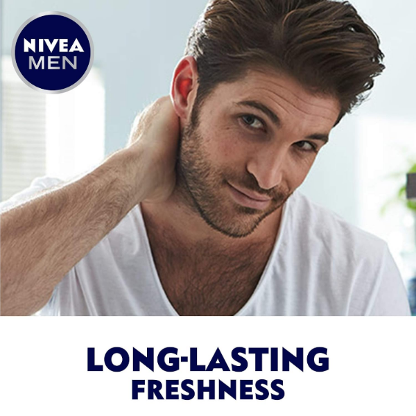 NIVEA Men Roll On Deodorant showing Cool Care formula for body odour control and skin care