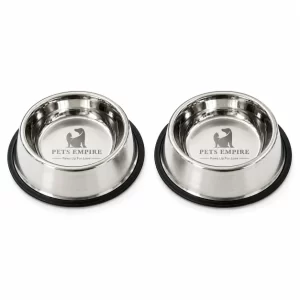 Pets Empire Stainless Steel Dog Bowl large 700ml feeding bowl for medium adult dogs and giant puppies