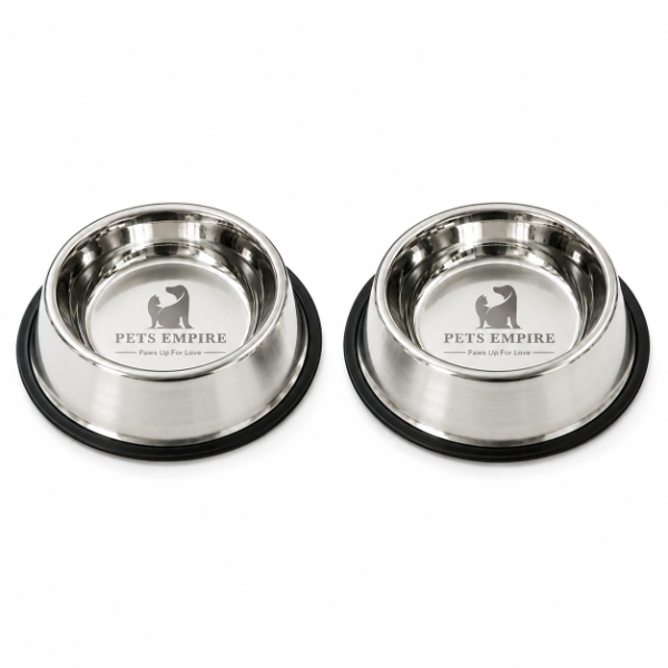 Pets Empire Stainless Steel Dog Bowl large 700ml feeding bowl for medium adult dogs and giant puppies