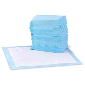 KonicaBasics Pet Pee Pads for potty training with leak-proof quick dry five-layer absorbent design shown