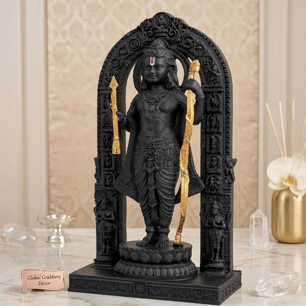 Ram Lalla Ayodhya Idol statue with intricate detailing for temple décor and devotional display