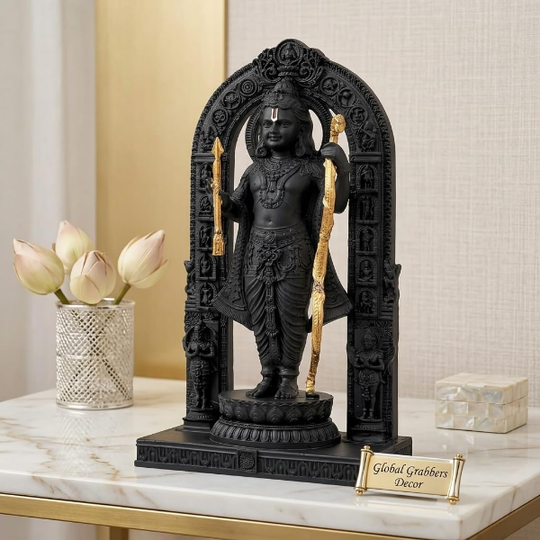 Ram Lalla Ayodhya Idol polyresin statue suitable for housewarming wedding and religious gifting