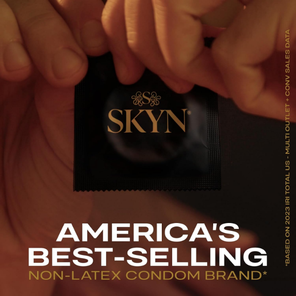 SKYN Original Condoms pack of 2 with 48 count polyisoprene condoms product information shown