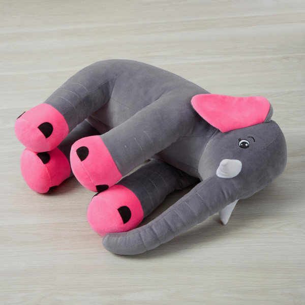 Jam & Honey Elephant Plush Toy – Soft Stuffed Elephant for Kids, Non-Toxic & BIS-Approved (Pack of 2) - Image 3